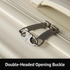 zelin Anti Theft Zipper Clips Double Opening, 4Pcs Zinc Alloy