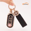 Koaudb Car Key Case Fits Fiat 500 500L Brava Bravo