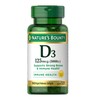 Nature's Bounty Vitamin D3 5000 IU Softgels, Rapid Release, Immune