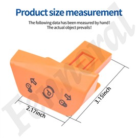 Fennoral UC21883 Park Brake Knob for J-OHN Deere S110, S120, S130, S100 S140, S160, S180, S170, S220, S240 Series Lawn Mower