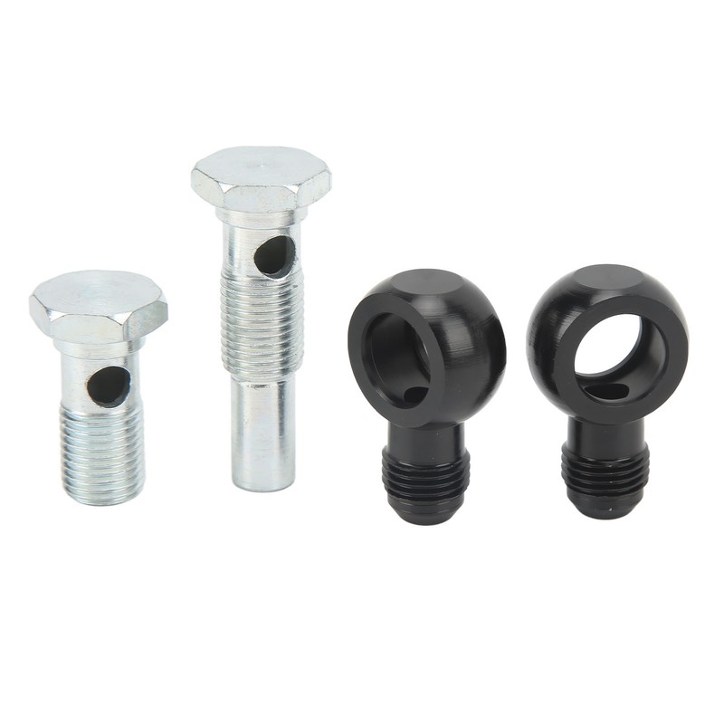 Transmission Oil Cooler Banjo Fitting Kit AN6x1/4NPSM Aluminum Alloy for