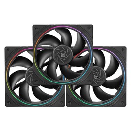 Thermalright TL-S12 CPU Fan, 120mm Case Cooler Fan, 4pin PWM Connector Silent Computer Cooling with S-FDB Bearing Included, up to 1500RPM Speed PC Cooling (3-Pack)