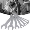 TBDBNR Ultra Thin Spanner Set, 7-Piece Set, Double-Opening Spanner, Thin,
