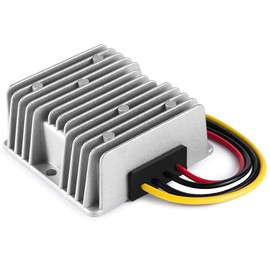 QEBIDUM 12V to 24V Converter, 10A 240W DC to DC Boost Converter Non-Isolated Step Up Voltage Regulator Power Supply Waterproof Converter Module Transformer for Golf Cart Club Car