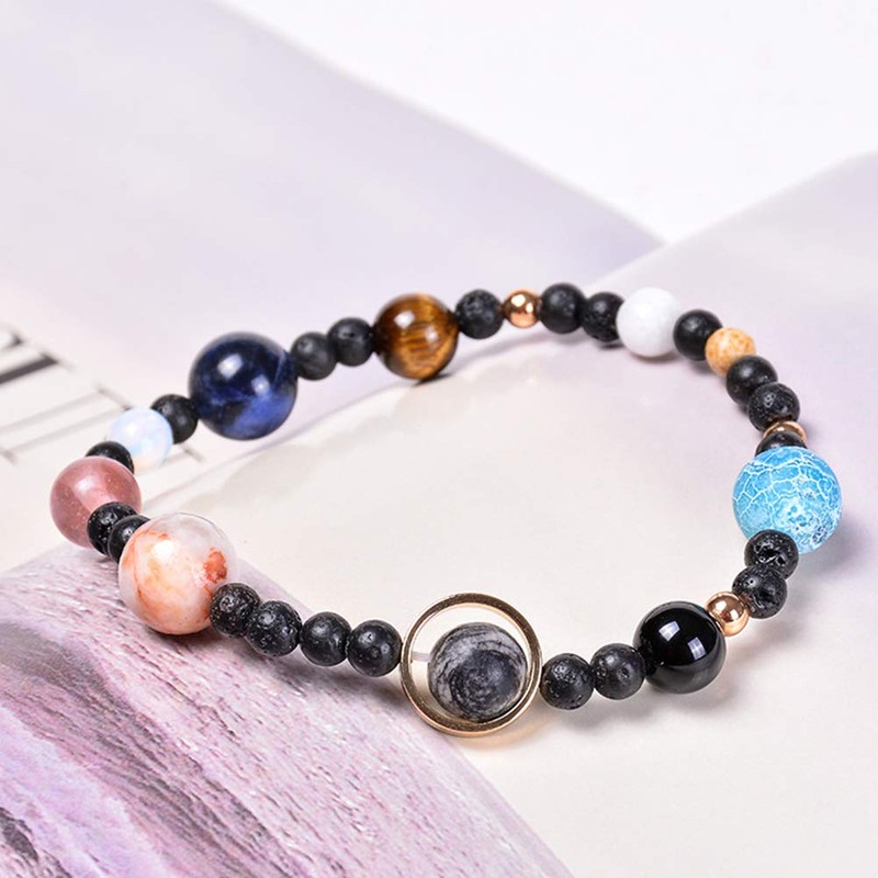 Solar System Bracelet the Eight Planets Guardian Star Earth Space