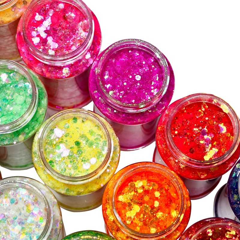 Ready Glitter Set Premium Quality Chunky Glitter Mix for DIY