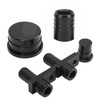 Acouto PCV Reroute Fitting Kit with Port Plug Resonator Plug,