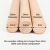 SUPER KITCHEN Beech Wood Rolling Pin, Rolling Pin, Perfect Baking