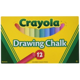 Crayola Non-Toxic Chalkboard Chalk (510403), Assorted