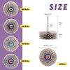 Swpeet 5Pcs 5 Sizes 80# 180# 240# 320# 600# Nylon