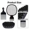 Benaewa 3 Pcs Hair Sponge, Afro Washable Twist Hair Sponge