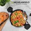 MICHELANGELO Pasta Pot with Strainer Lid, 6 Quart Cooking Pot