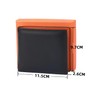 Bubuyoo Men's Bi-fold Wallet, Genuine Leather, Skimming, Thin, Large Capacity,