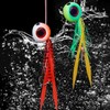 AIMALL Luminous Fishing Lures Glow Artificial Baits with 3D Fisheye,