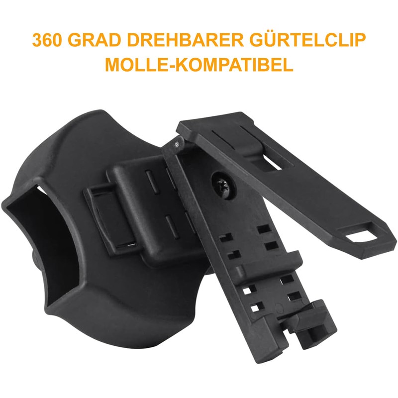 Handcuff Holder, Wear-resistant Handcuff Case with Quick Release, Moulded Handcuffs,