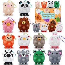 12 PCS Party Favors for Kids,3D Animal Pop Toys pop it fidgetstoys birthday gift Transformable Fidget pop blocks