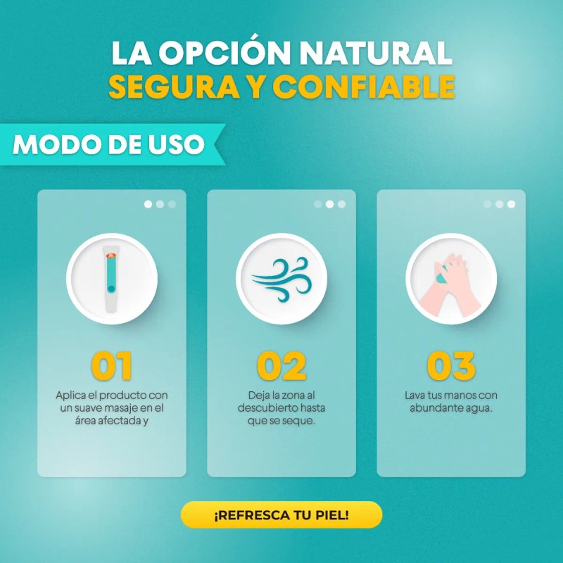 Crema post-picaduras 20 g eucalipto alivia comezón y enrojecimiento