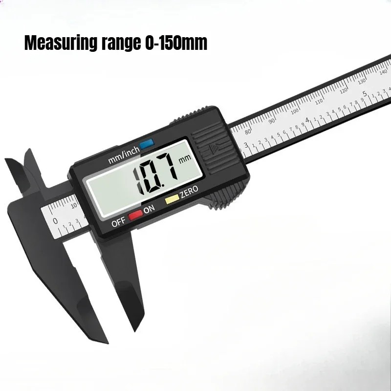 Digital Caliper Measuring Tool for DIY Projects – Carbon Fiber