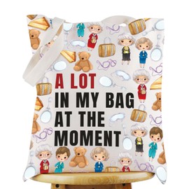 G2TUP Golden Sisters TV Tote Bag Sophia & Blanche & Rose Fans Gift Golden Friends Shoulder Bag Bachelorette Parties Merch (Lot In Golden TG)