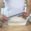 BREADLYST - Premium Proofing Basket Set with Linen Insert and