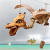 Tokoindah Handgefertigtes Bambuswindspiel aus Naturmaterialien – Auswahl: Drache, Vogel, Eule