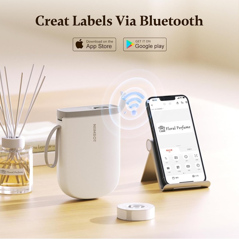 NIIMBOT D11 Upgraded Version Label Maker Machine with 3 Rolls