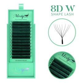Extensión De Pestañas Con Volumen Premium En Forma De W 8dw