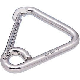 Stainless Steel Metal Fittings, Belt Hook, Wire Diameter 0.3 inches (8 mm), Total Length 3.2 inches (81 mm), Working Load 220.5 lbs (1