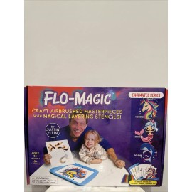 Flo-Magic Kids Enchanted Series Airbrush Marker Kit- 25-Piece Kit