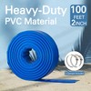 OasisTrim 2" x 100FT Pool Backwash Hose, Heavy-Duty Pool Hose,