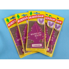5 x original Wunderbaum Lufterfrischer (Lavendel)