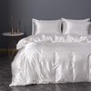 Sleepymoon Duvet Cover Set Silk Like Single Double King Super