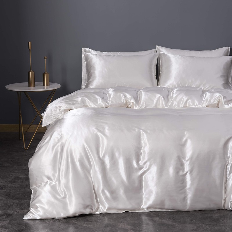 Sleepymoon Duvet Cover Set Silk Like Single Double King Super