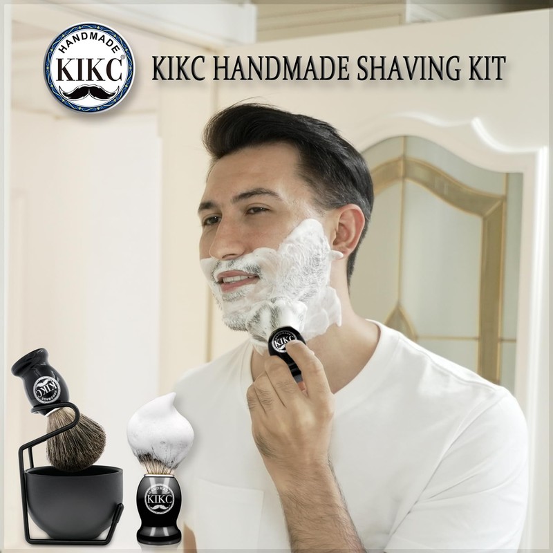 KIKC 5 in 1 Shaving Kit for Wet Shave, Set