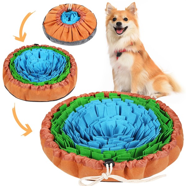 Vivifying Snuffle Mat for Dogs,Durable Dog Snuffle Mat, Washable Interactive