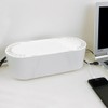 Vilde Cable box, cable holder, cable box, white