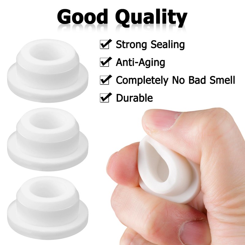 Pack of 10 Sink Overflow Covers, Overflow Covers for Sinks,