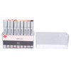 Marker Pen Double Head Skin Colors Transparent Set Painting Brush
