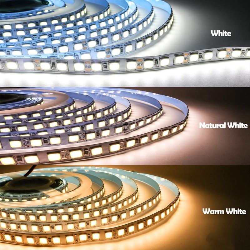 Tesfish 12 V LED Strip Light, 5 m Pure White