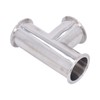 Triple Clamp Tee 3 Way 304 Stainless Steel Hose Pipe