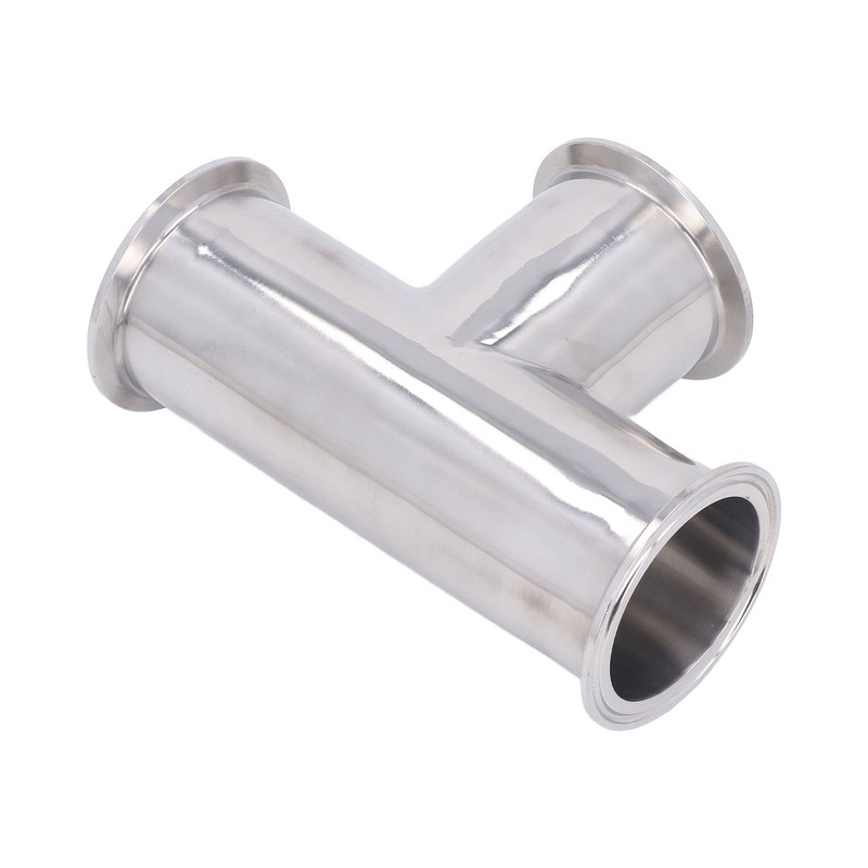 Triple Clamp Tee 3 Way 304 Stainless Steel Hose Pipe