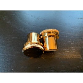 Onewheel XR Plus V1 TWO (2) GOLD Premium Metal Charge Charger Port Cover Plugs