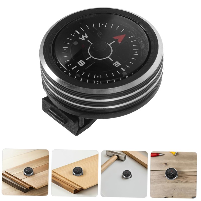 Sosoport 2pcs Removable Watch Compass Hiking Compass Small Compass for