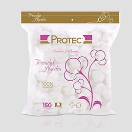 Torunda de Algodón Protec 150g (300 bolitas)