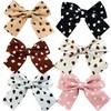 4 pcs 2.75 inch Bow Hair Clips Women Hair Clips