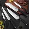 WANGMAZI Premium Chef Knife Set,High Carbon Stainless Steel Ergonomic Triple-rivet