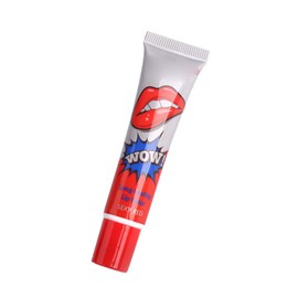 Magic Tattoo Lip Gloss Set, Lip Tattoo Lipstick for Peel-Off Lips Magic Magic Colour Durable Waterproof Tattoo Magic Colour Peel Off Mouth Shield Tint Lip Gloss (Sexy Red)