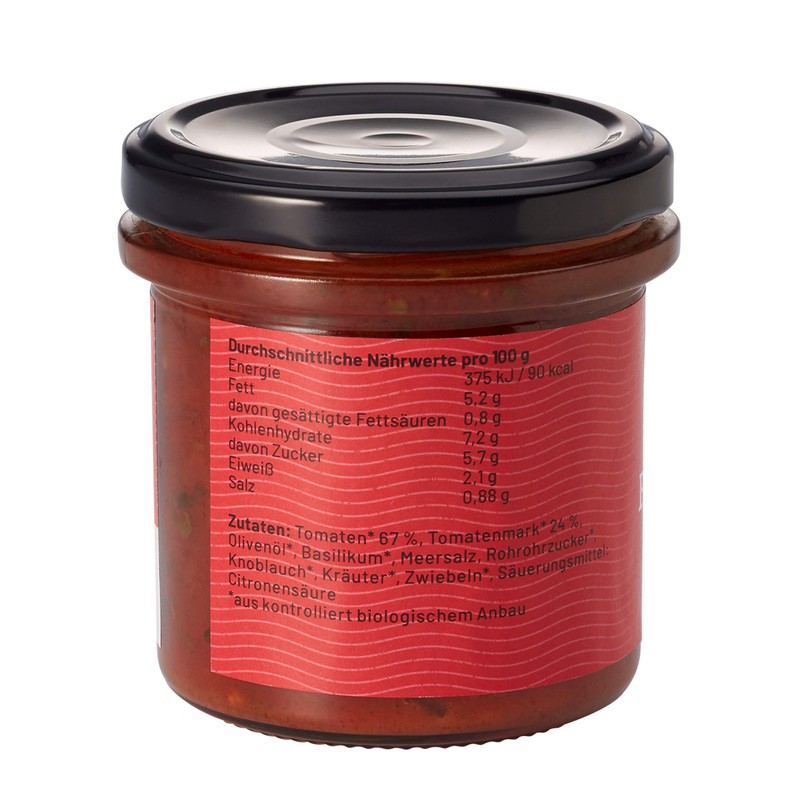 Nabio Bruschetta Tomato Spread, Organic Bread Spread, Vegan, Pack of