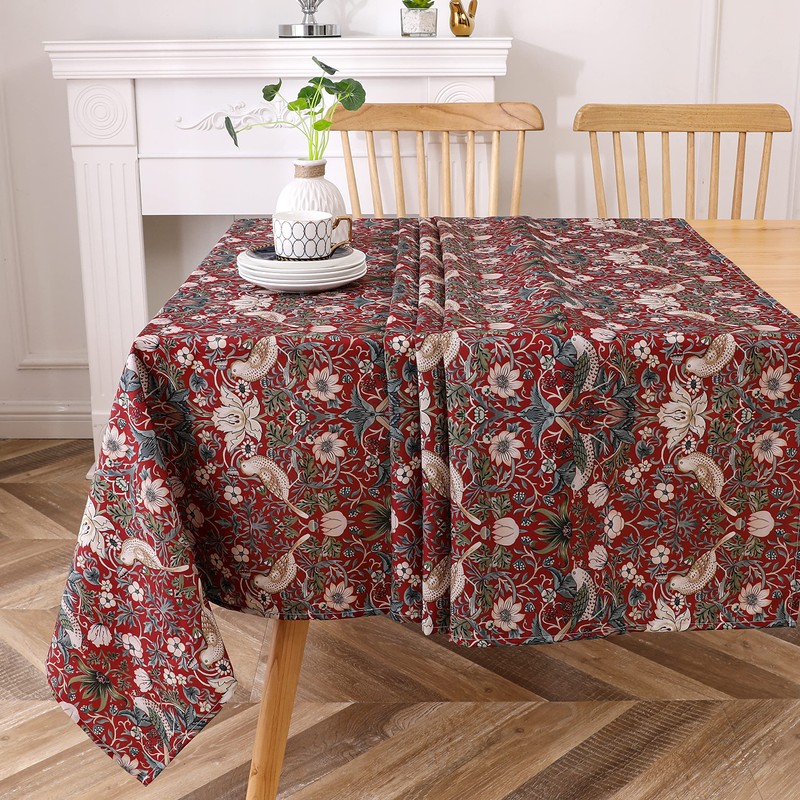Obal William Morris Tablecloth Original Design Tablecloth Water Resistant Rectangular