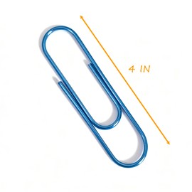 SrystalBlaze Jumbo Paper Clips,4 Inch Large Paper Clips